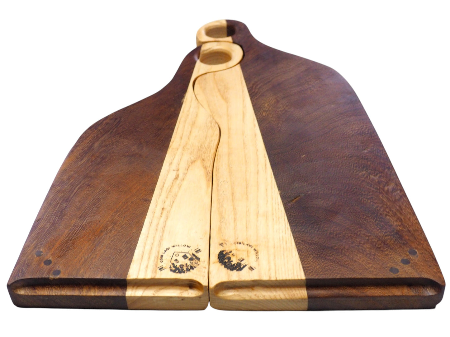 Serving Board Set "Vysehrad" Iroko/Ash
