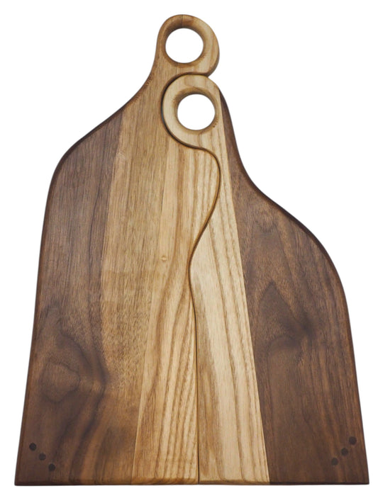 Serving Board Set "Vysehrad" Walnut/Ash