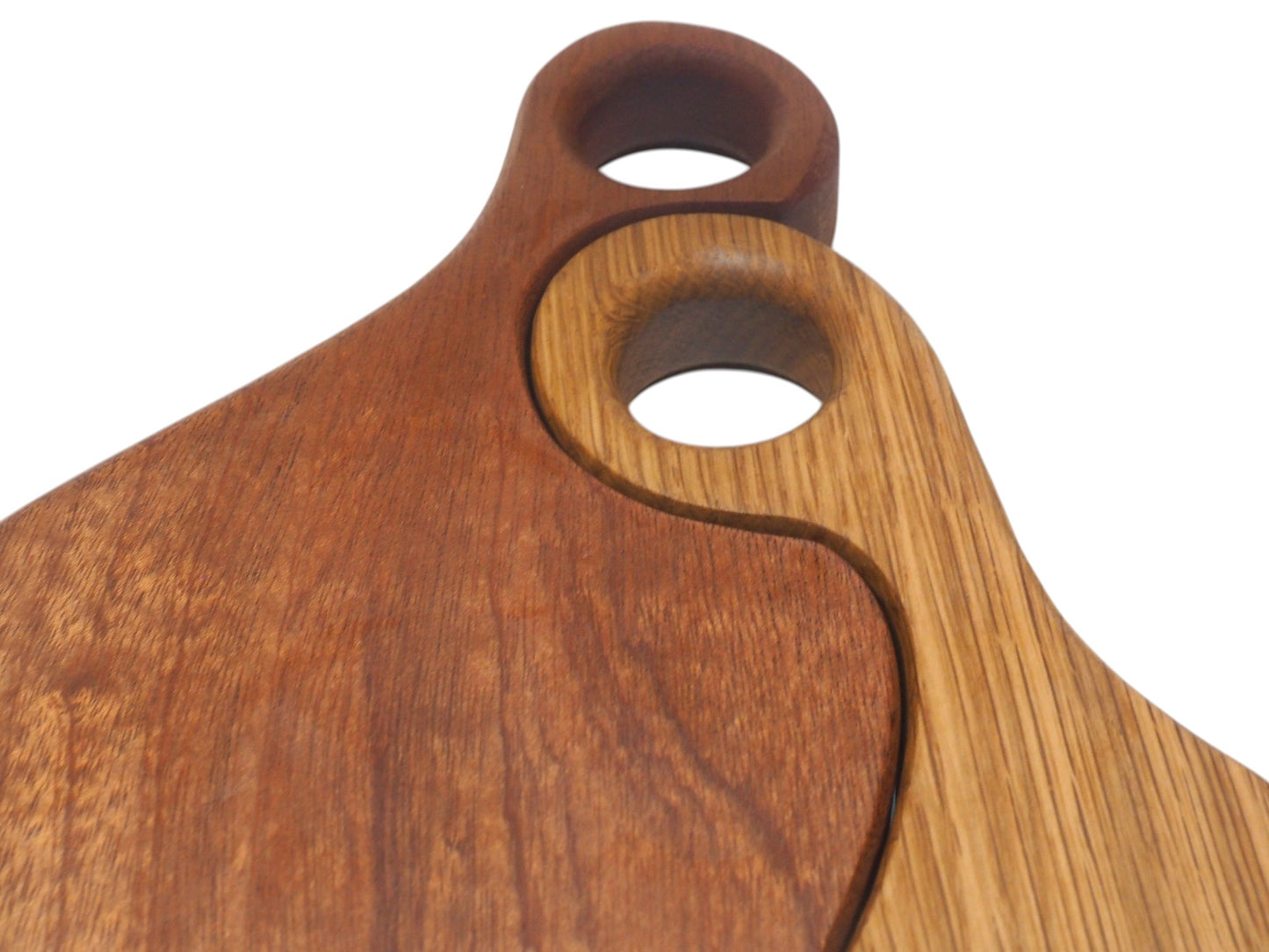 Serving Board Set "Vysehrad" Sapele/Oak   Available in Kinsale